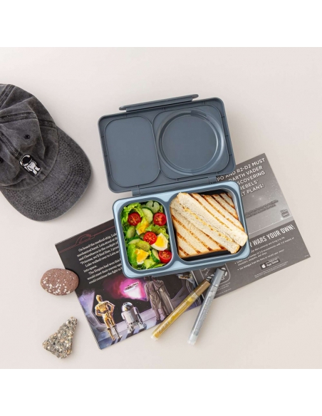 Lunchbox z termosem na jedzenie i wkładem chłodzącym Omie OMIEBOX UP Graphite