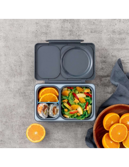 Lunchbox z termosem na jedzenie i wkładem chłodzącym Omie OMIEBOX UP Graphite
