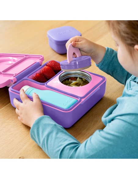 Lunchbox z termosem na jedzenie Omie OMIEBOX Unicorn Pink