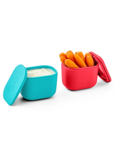 Pojemniczki na sosy i przekąski Omie OMIEBOX UP DIP (2 szt.) Pink/Teal