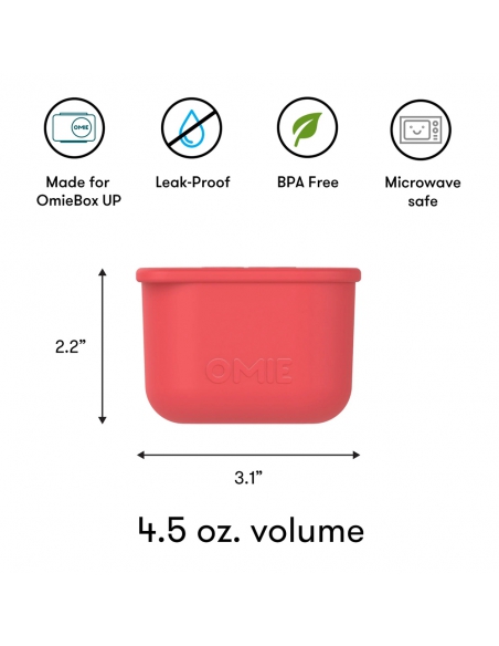 Pojemniczki na sosy i przekąski Omie OMIEBOX UP DIP (2 szt.) Pink/Teal