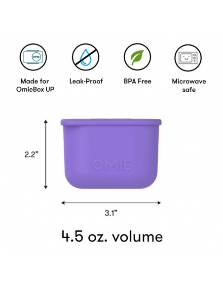 Pojemniczki na sosy i przekąski Omie OMIEBOX UP DIP (2 szt.) Purple/Green
