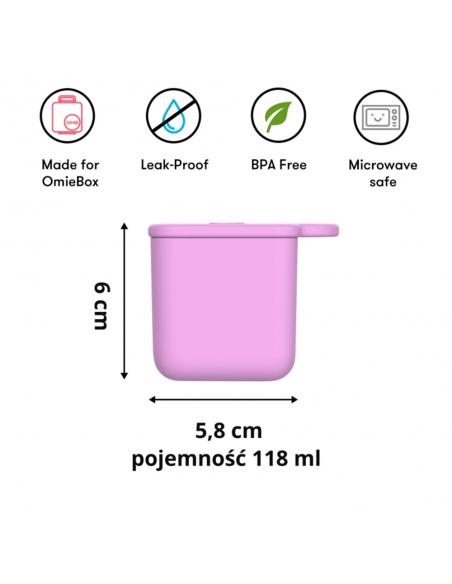 Pojemniczki na sosy i przekąski Omie OMIEDIP (2 szt.) Pink/Teal