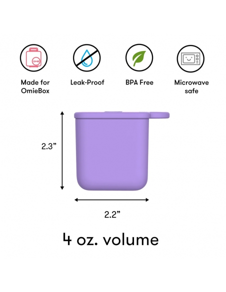 Pojemniczki na sosy i przekąski Omie OMIEDIP (2 szt.) Purple/Orange