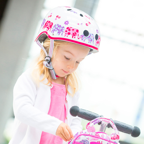 Kask Micro różowe słonie elephant