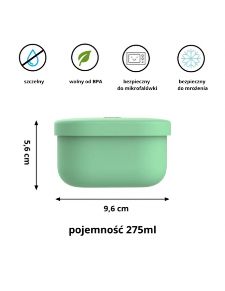 Pojemnik na przekąski Omie OMIESNACK Green