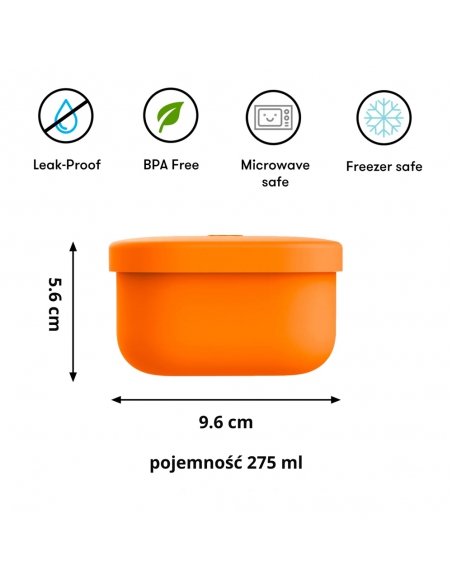 Pojemnik na przekąski Omie OMIESNACK Orange