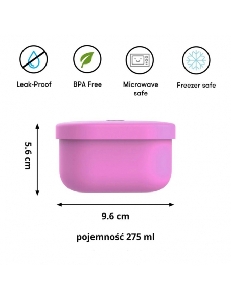 Pojemnik na przekąski Omie OMIESNACK Pink