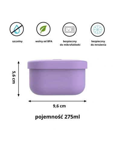 Pojemnik na przekąski Omie OMIESNACK Purple