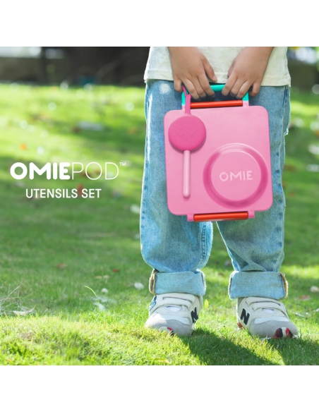 Zawieszka ze sztućcami Omie OMIEPOD Bubble Pink