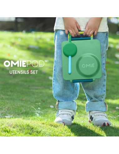 Zawieszka ze sztućcami Omie OMIEPOD Mint Green