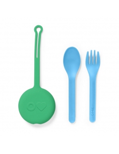 Zawieszka ze sztućcami Omie OMIEPOD Mint Green