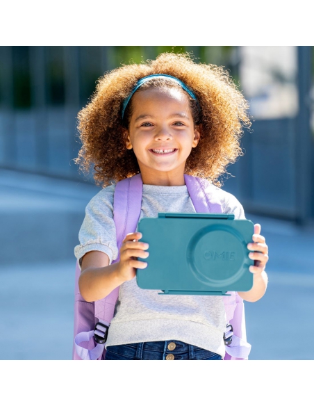 Lunchbox z termosem na jedzenie i wkładem chłodzącym Omie OMIEBOX UP Teal Green
