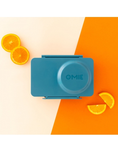 Lunchbox z termosem na jedzenie i wkładem chłodzącym Omie OMIEBOX UP Teal Green