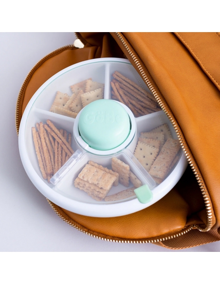 Small Snack Spinner mały pojemnik na przekąski GOBE Mint Green