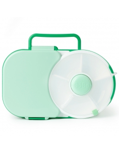 Lunchbox + Snack Spinner 2w1 GOBE Sage Green