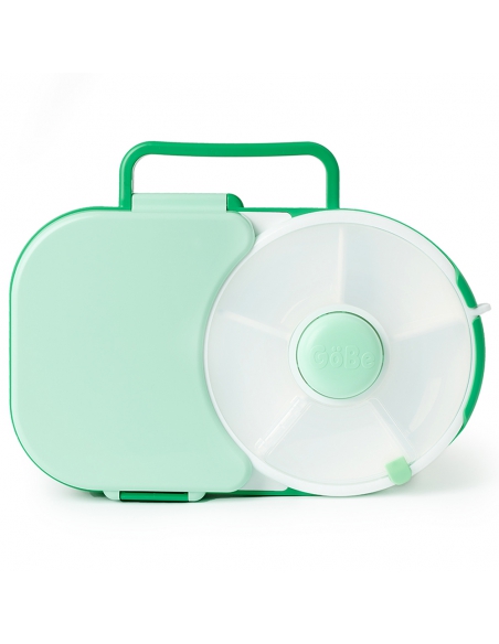 Lunchbox + Snack Spinner 2w1 GOBE Sage Green