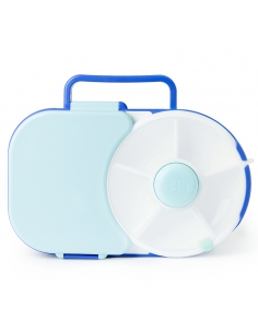 Lunchbox + Snack Spinner 2w1 GOBE Blueberry Blue