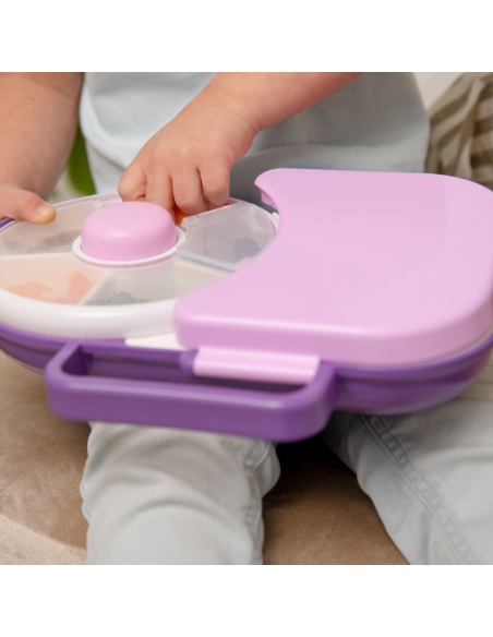 Lunchbox + Snack Spinner 2w1 GOBE Grape Purple