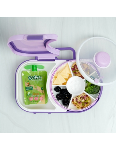 Lunchbox + Snack Spinner 2w1 GOBE Grape Purple