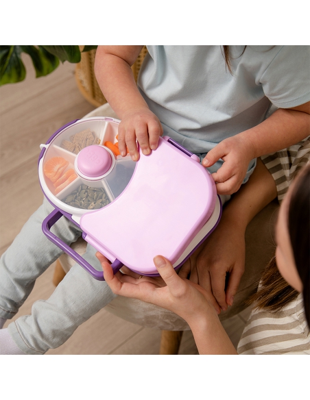 Lunchbox + Snack Spinner 2w1 GOBE Grape Purple