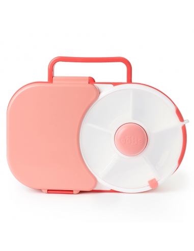 Lunchbox + Snack Spinner 2w1 GOBE Watermelon Pink