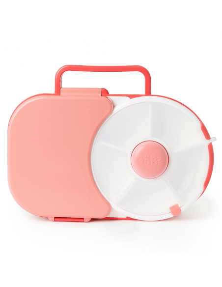 Lunchbox + Snack Spinner 2w1 GOBE Watermelon Pink