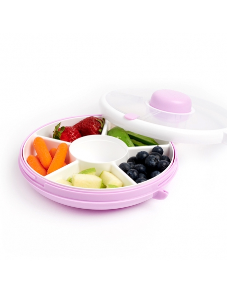 Small Snack Spinner mały pojemnik na przekąski GOBE Grape Purple