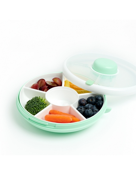 Small Snack Spinner mały pojemnik na przekąski GOBE Mint Green
