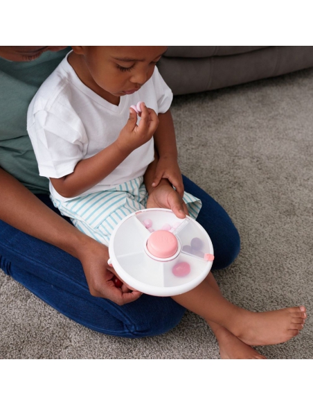 Small Snack Spinner mały pojemnik na przekąski GOBE Coral Pink