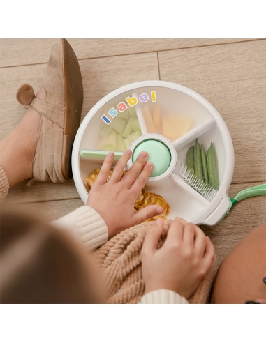 Large Snack Spinner duży pojemnik na przekąski GoBe Mint Green