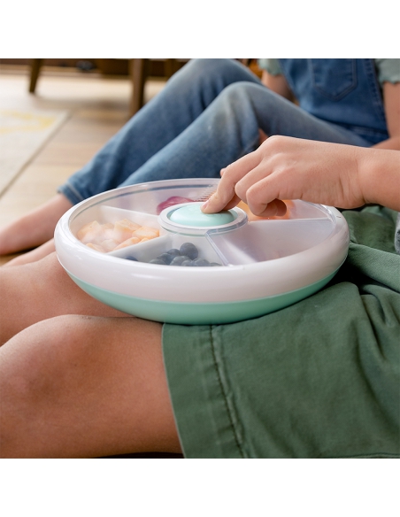 Large Snack Spinner duży pojemnik na przekąski GoBe Macaron Blue