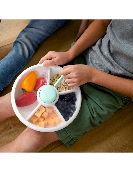 Large Snack Spinner duży pojemnik na przekąski GoBe Macaron Blue