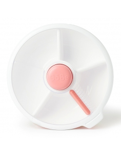 Large Snack Spinner duży pojemnik na przekąski GoBe Coral Pink