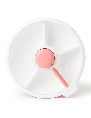 Large Snack Spinner duży pojemnik na przekąski GoBe Coral Pink