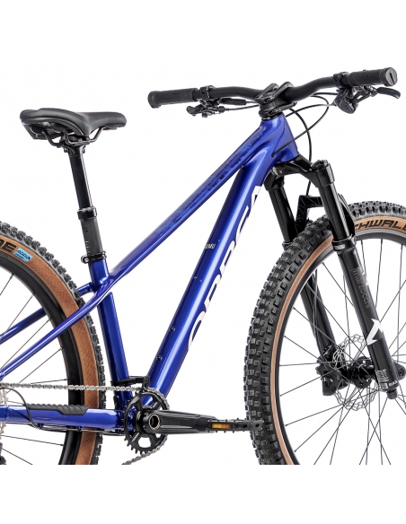 Rower dziecięcy ORBEA Kimu 27" H10 (amortyzowany widelec, dropper) Cobalt Blue - Lilac