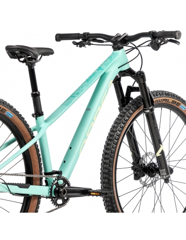 Rower dziecięcy ORBEA Kimu 27" H10 (amortyzowany widelec, dropper) Aloha Green - Acid Gum