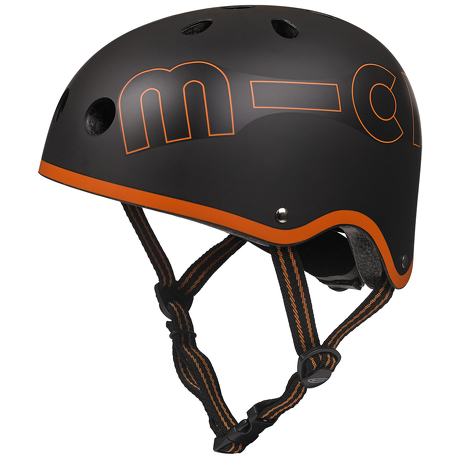 Kask Micro czarno-pomarańczowy