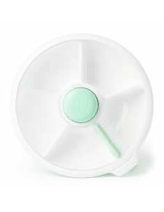 Large Snack Spinner duży pojemnik na przekąski GoBe Mint Green