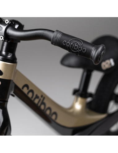Rowerek biegowy Cariboo Magnesium AIR Black/Gold (pompowane koła)