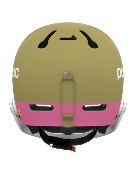 Kask narciarski POC ARTIC SL MIPS (z odpinaną i regulowaną gardą) Olivine Green Mat/Thulite Pink Mat