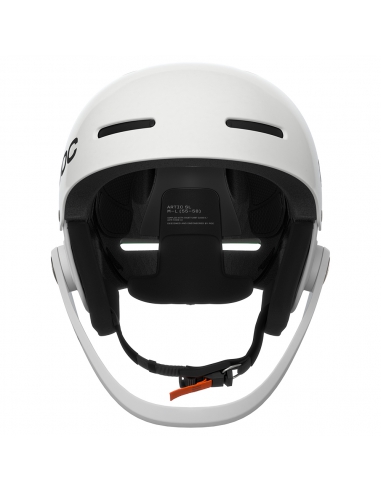 Kask narciarski POC ARTIC SL MIPS (z odpinaną i regulowaną gardą) Hydrogen White/Fluorescent Orange