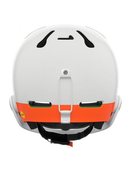 Kask narciarski POC ARTIC SL MIPS (z odpinaną i regulowaną gardą) Hydrogen White/Fluorescent Orange
