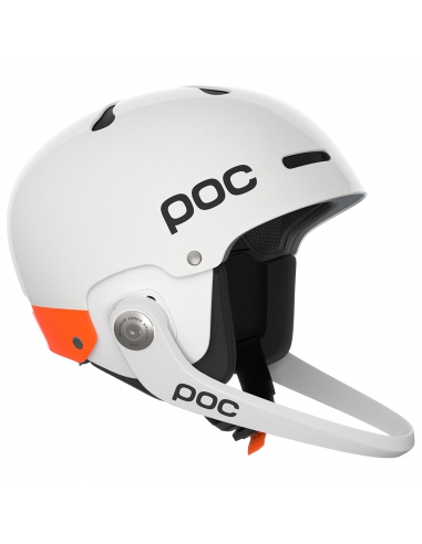 Kask narciarski POC ARTIC SL MIPS (z odpinaną i regulowaną gardą) Hydrogen White/Fluorescent Orange