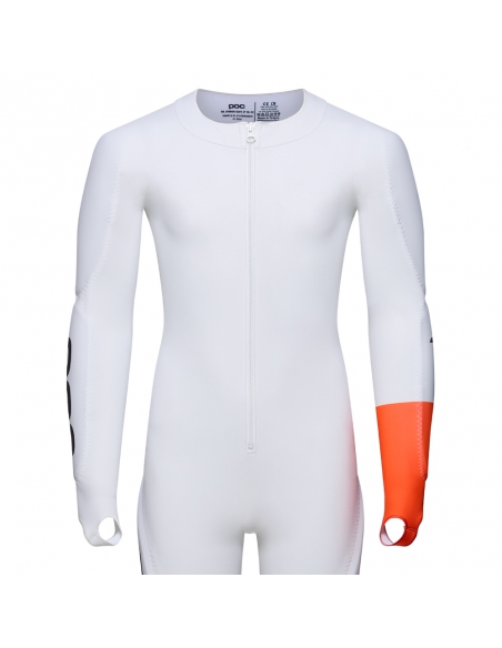 Guma narciarska kombinezon POC Skin GS JR White/Fluorescent Orange