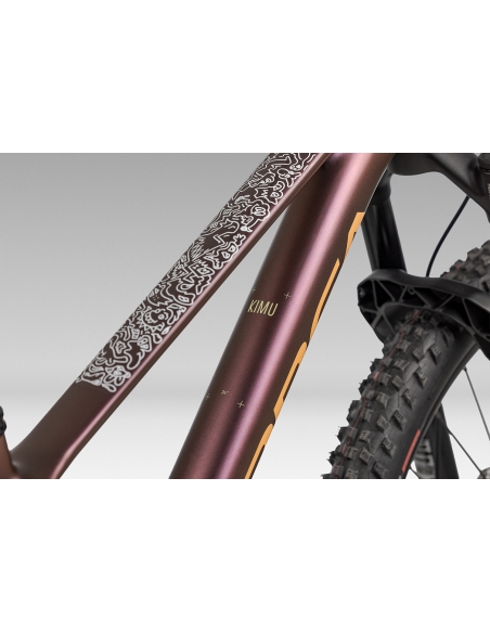 Rower dziecięcy ORBEA Kimu 24" H10 TR (amortyzowany widelec, dropper) Metallic Sunset - Orange Cloud