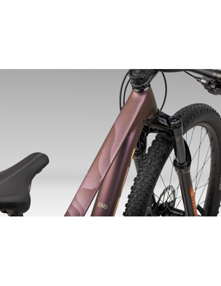 Rower dziecięcy ORBEA Kimu 24" H10 TR (amortyzowany widelec, dropper) Metallic Sunset - Orange Cloud