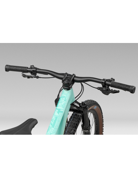Rower dziecięcy ORBEA Kimu 27" H10 (amortyzowany widelec, dropper) Aloha Green - Acid Gum