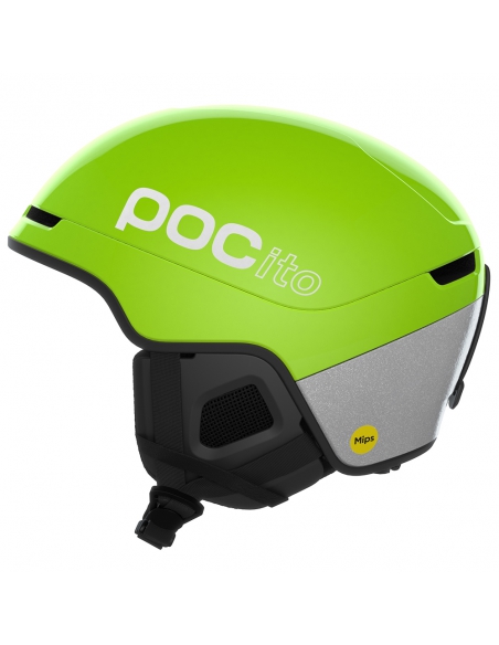 Kask narciarski POC POCito OBEX MIPS Fluorescent Yellow-Green/Reflective Silver
