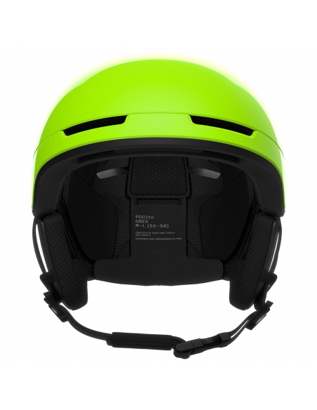 Kask narciarski POC POCito OBEX MIPS Fluorescent Yellow-Green/Reflective Silver
